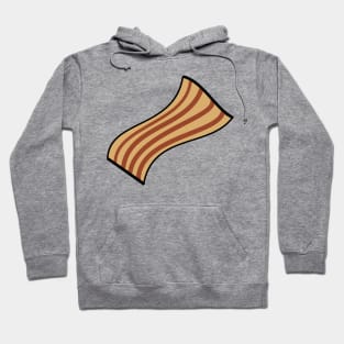 Piece of cartoon bacon Hoodie